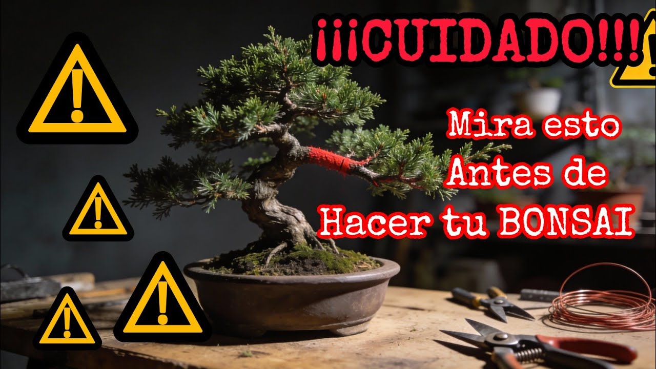 MIRA ESTO antes de hacer un BONSAI de junipero ‼️  LOOK AT THIS before making a juniper bonsai
