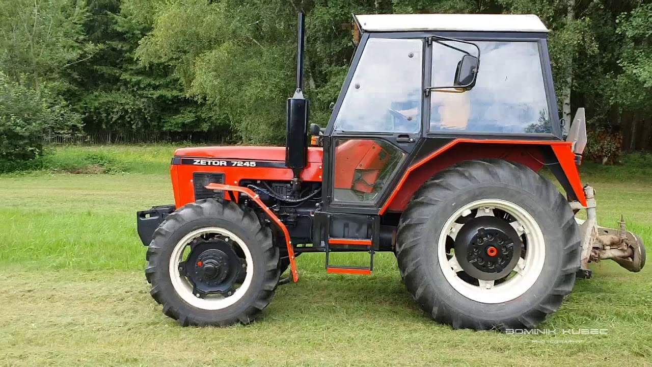 Zetor 7245 sekání