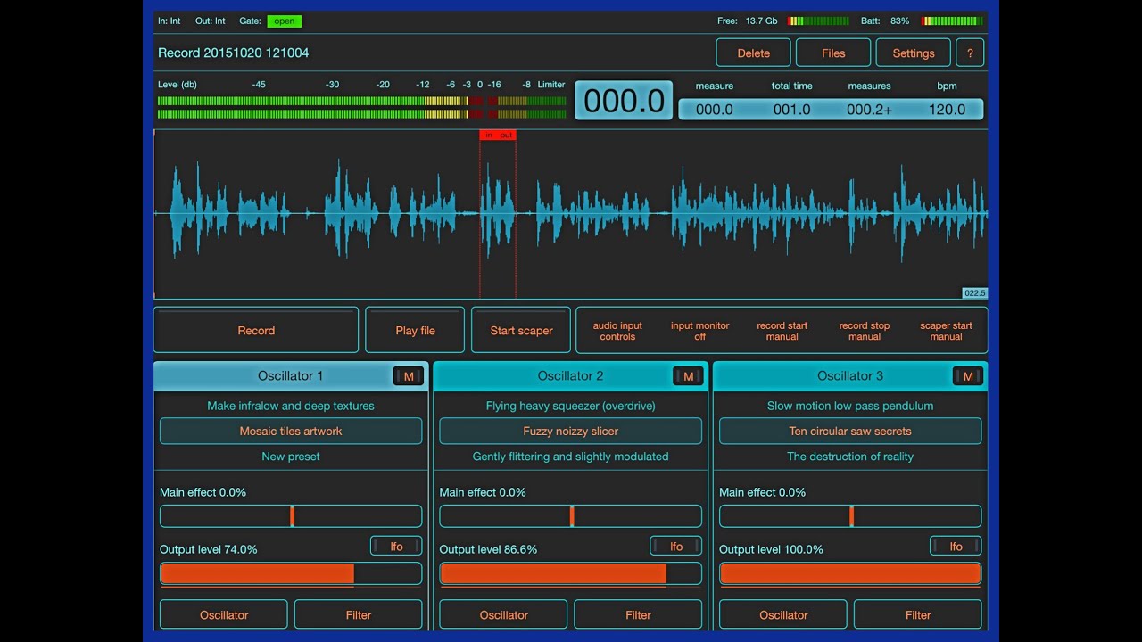 FieldScaper, Getting Started and Demo for iPad