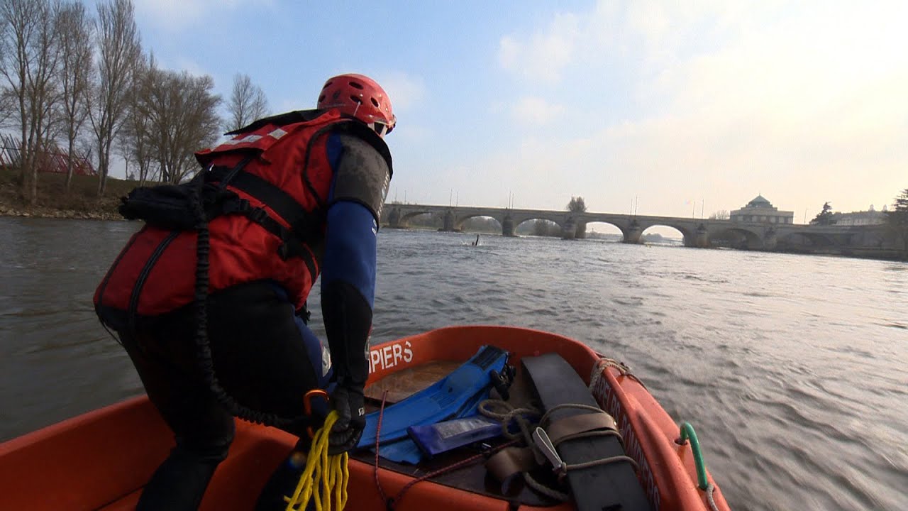 reportage : pompiers plongeurs