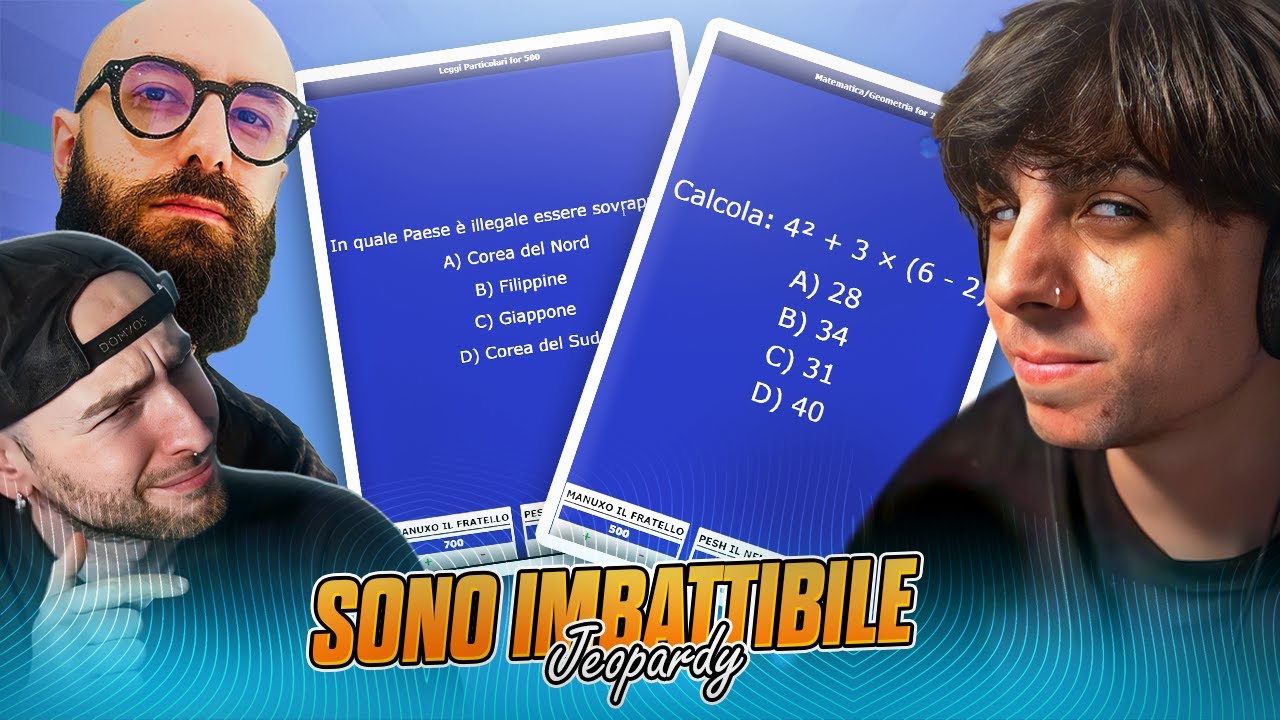 JEOPARDY NON TI TEMO!! con Marza e Pesh