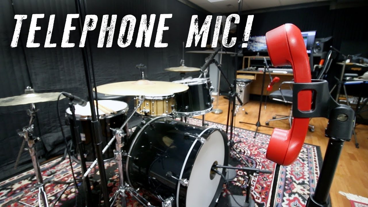 Recording Drums With a Telephone - DIY -