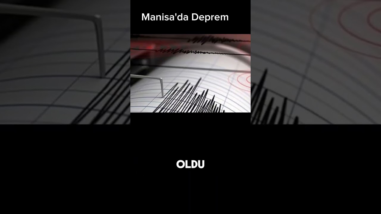 Manisa'da 4,8 b&uuml;y&uuml;kl&uuml;ğ&uuml;nde deprem oldu