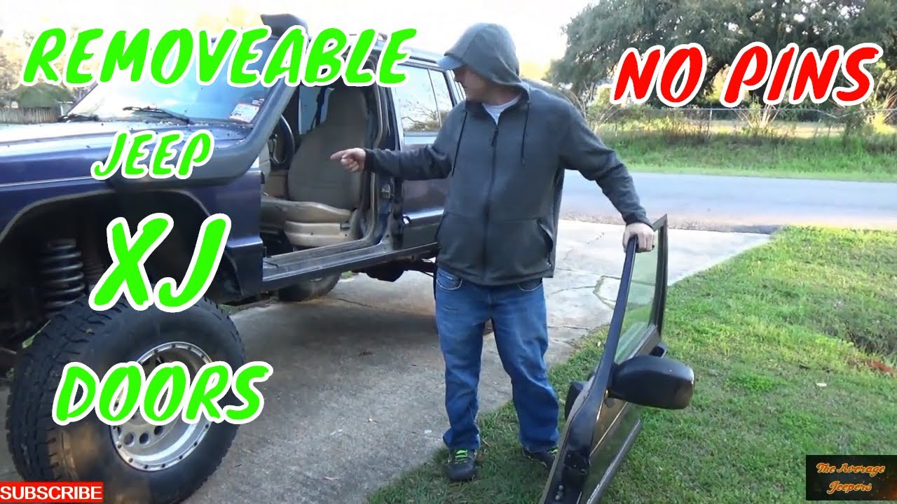 HOW I MADE MY 99 JEEP XJ DOORS REMOVABLE - THE AVERAGE JEEPERS