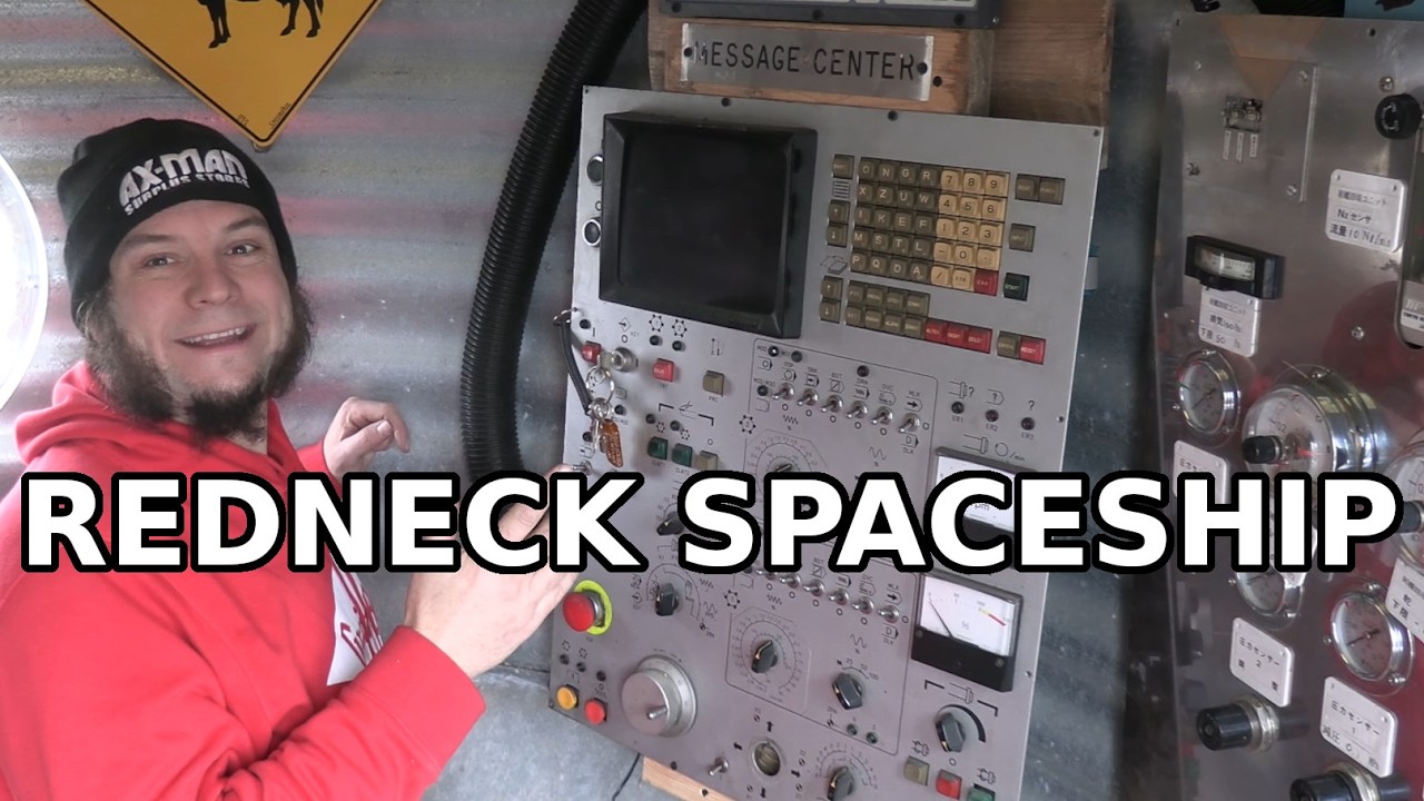 Building A No-Budget Sci-Fi Spaceship From Trash