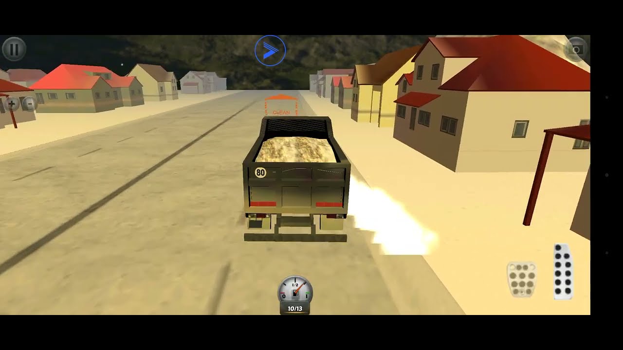 Truck Driver 3D Gameplay - Snow Clean Level 9 (Last level)