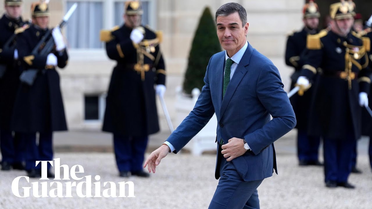 Spanish prime minister Pedro Sánchez speaks to media after Ukraine meeting – watch live