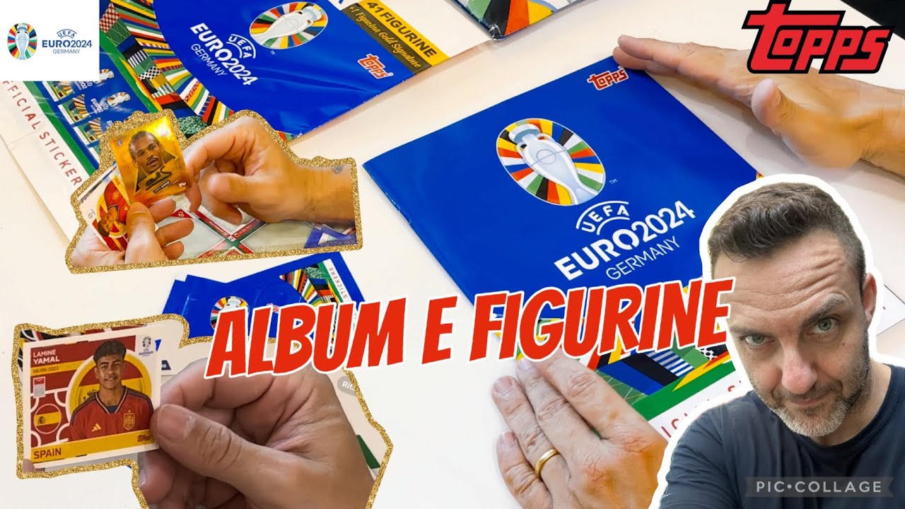 ALBUM EURO 2024 | Topps Album e figurine | Starter Pack piu Multipack.