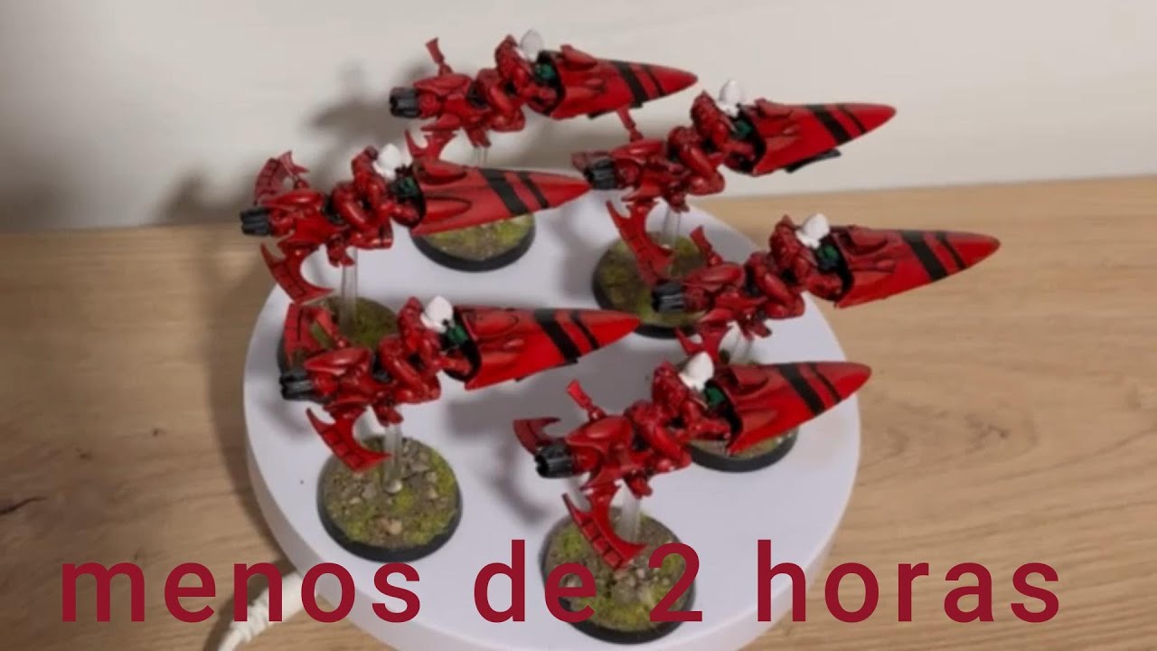 Pintado completo de Jinetes del Viento Aeldaris | Warhammer 40k.