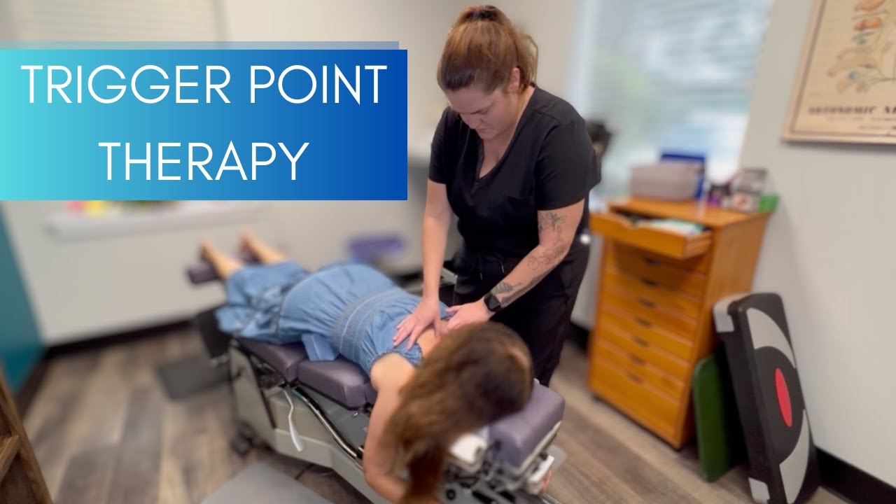 EXTREMELY Gentle Adjustment Using TRIGGER POINT Therapy on Rhizotomy Patient