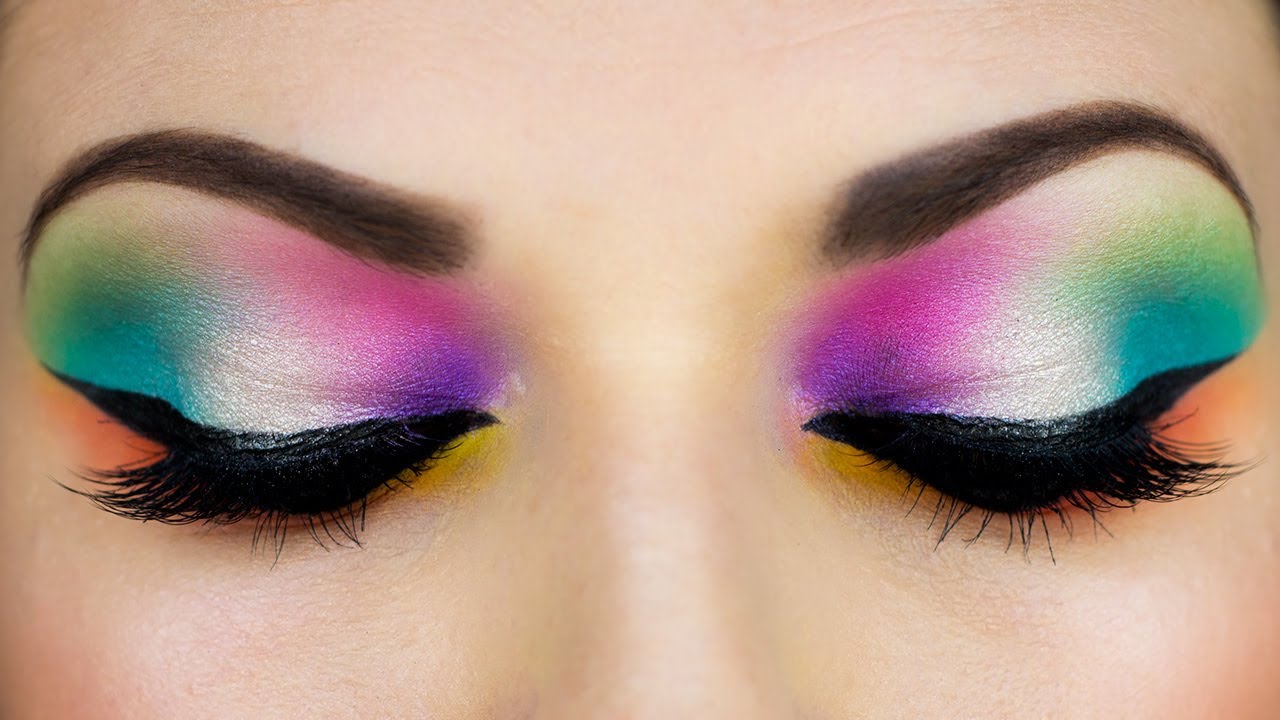 Super Colorful Arab Makeup المكياج العربي