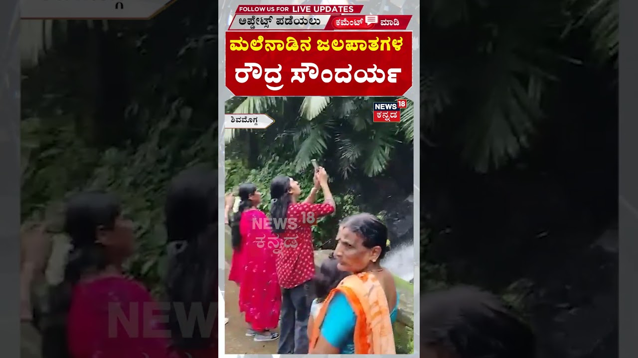 Falls In Shivamogga | ಶಿವಮೊಗ್ಗದಲ್ಲಿ ಜಲಪಾತದ ವೈಭವ | N18S