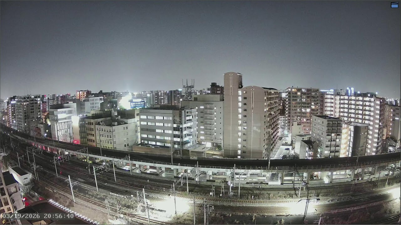福岡・博多駅 ライブカメラ｜九州新幹線下り｜JR九州・鹿児島本線｜JR西日本・博多南線｜福岡の天気｜福岡の空 | 黄砂、花粉