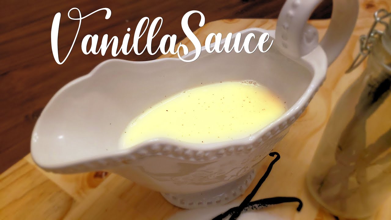 Vanilleso&szlig;e (Homemade Bavarian Vanilla Sauce)