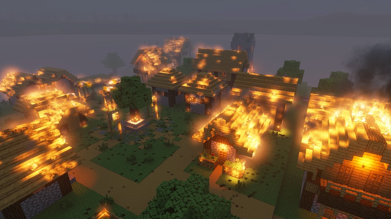 BURNING a Minecraft Village in Teardown