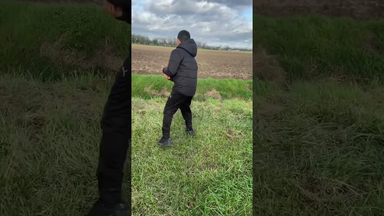 Schelden tegen een boer