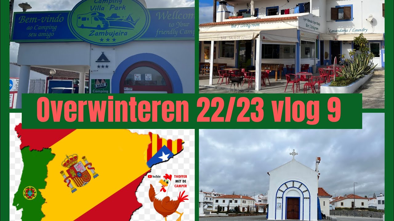Vlog 96-23 Portugal Algarve MotorhomePark Tavira naar Zambujeira via #Faro en #sagres #portugal
