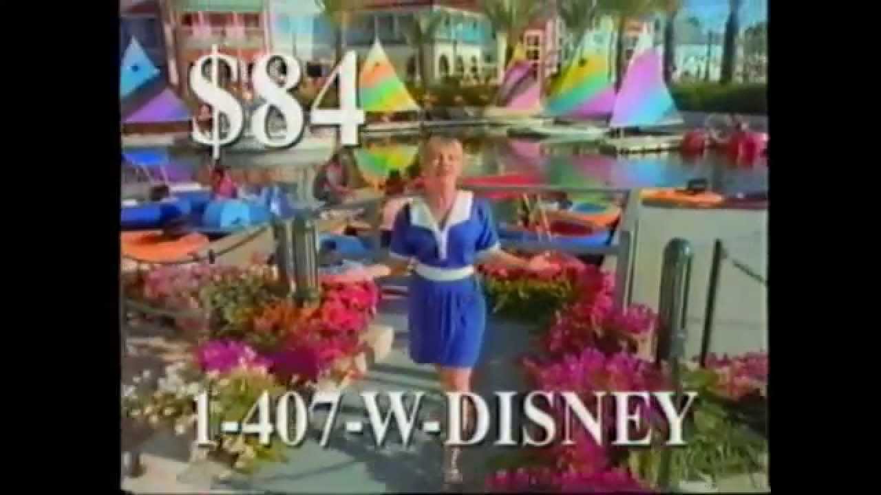 90s Commercial Walt Disney World resort vacation