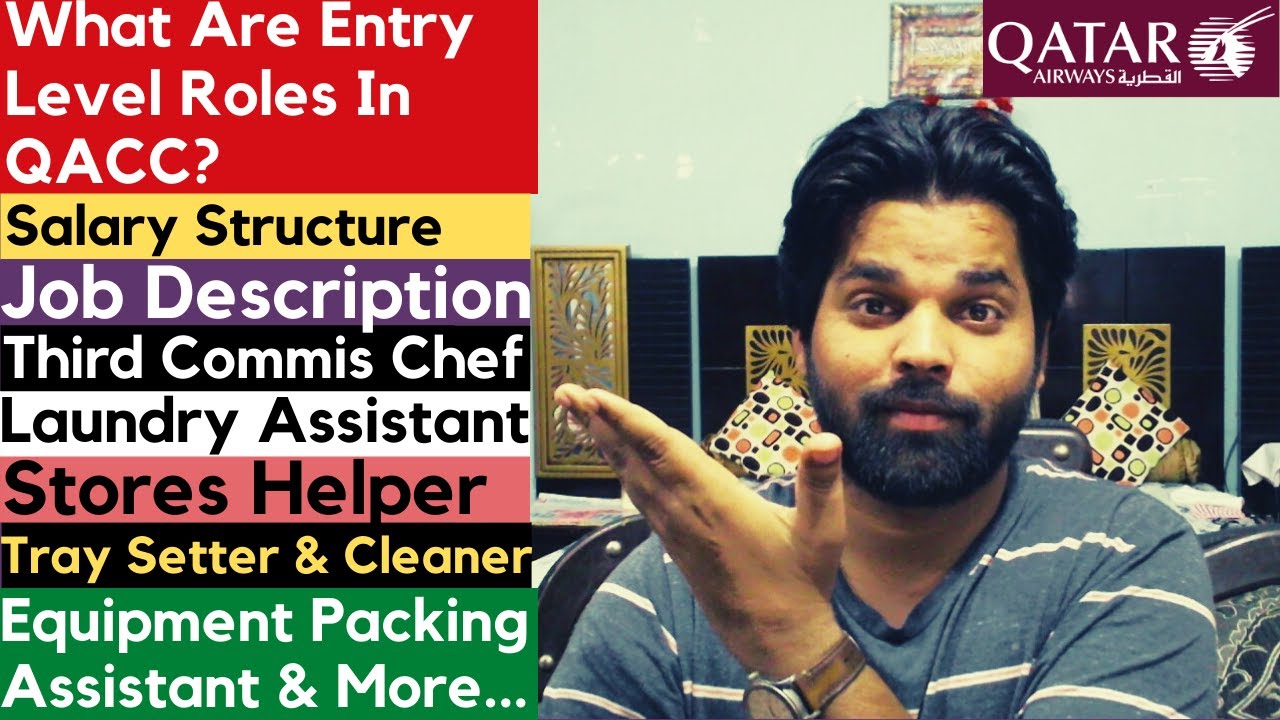 What Are The Entry Level Roles In QACC (Qatar Aircraft Catering Company) | All Roles Here