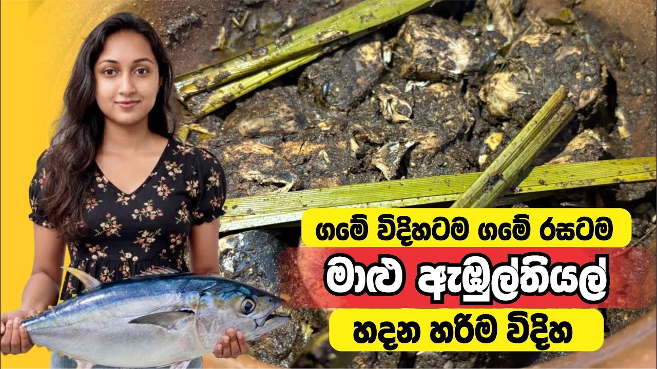 මාලු ඇඹුල්තියල් හදන හරිම ක්‍රමය | Traditional Fish Ambulthiyal | Tuna ambulthiyal 