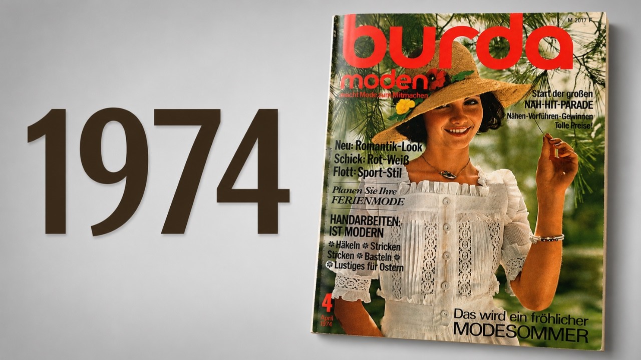 Vintage Fashion Magazine Review | Burda Moden April 1974