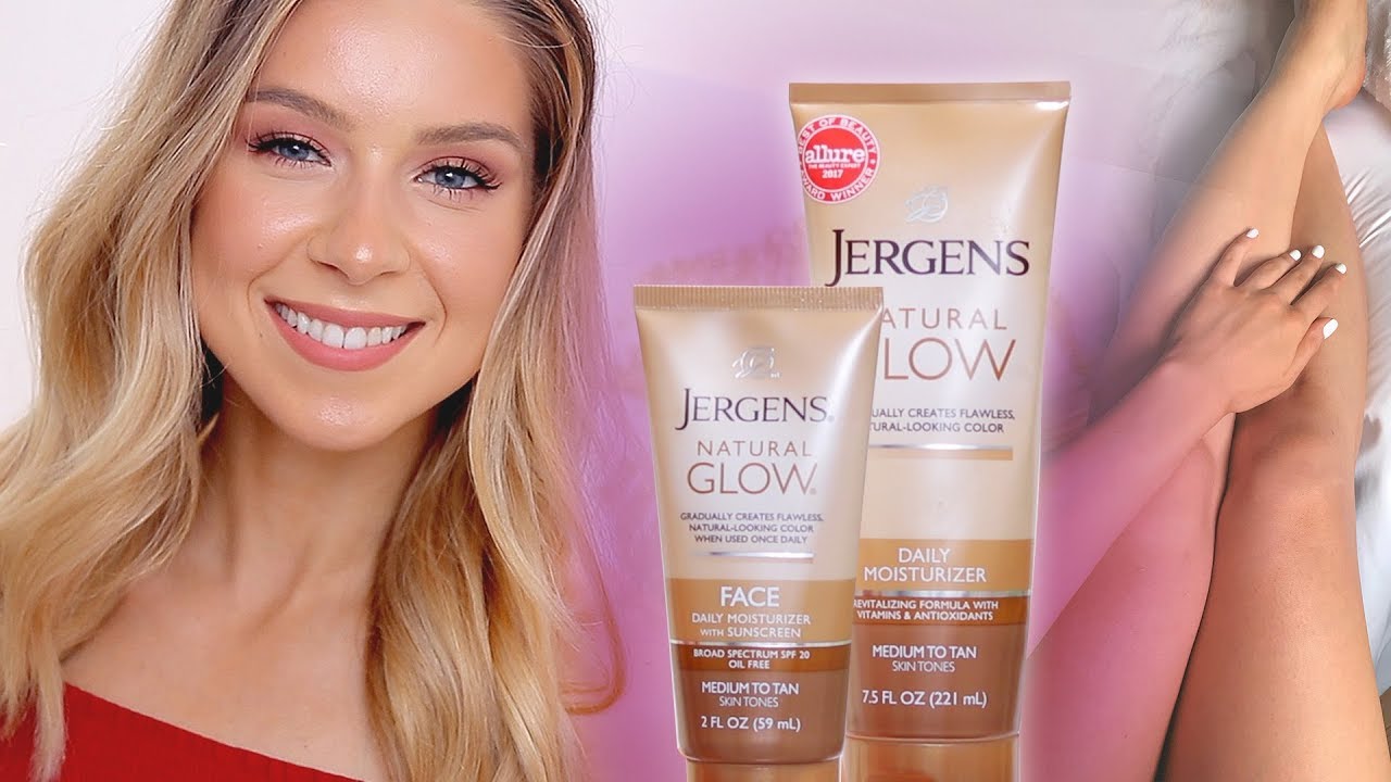 Обзор средства Jergens Natural Glow (для лица и тела) + ДО и ПОСЛЕ!