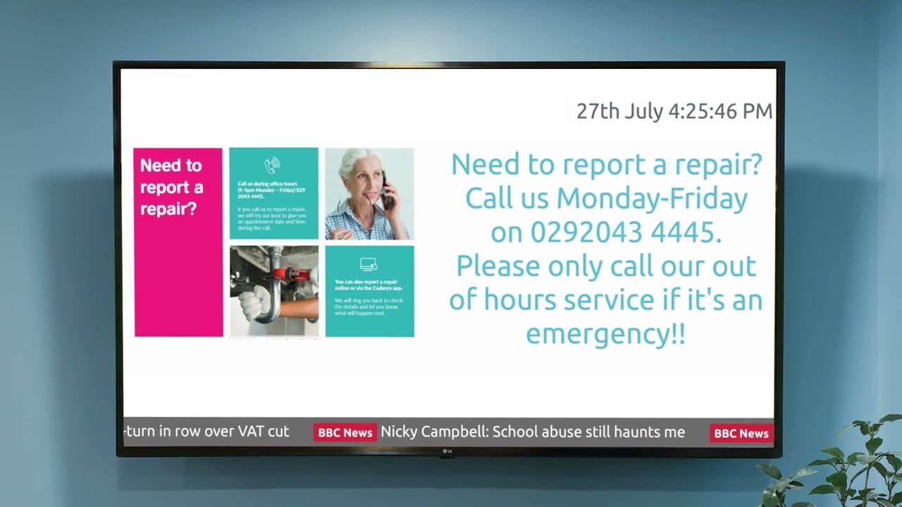Digital Notice Boards - Easy to Create Messages