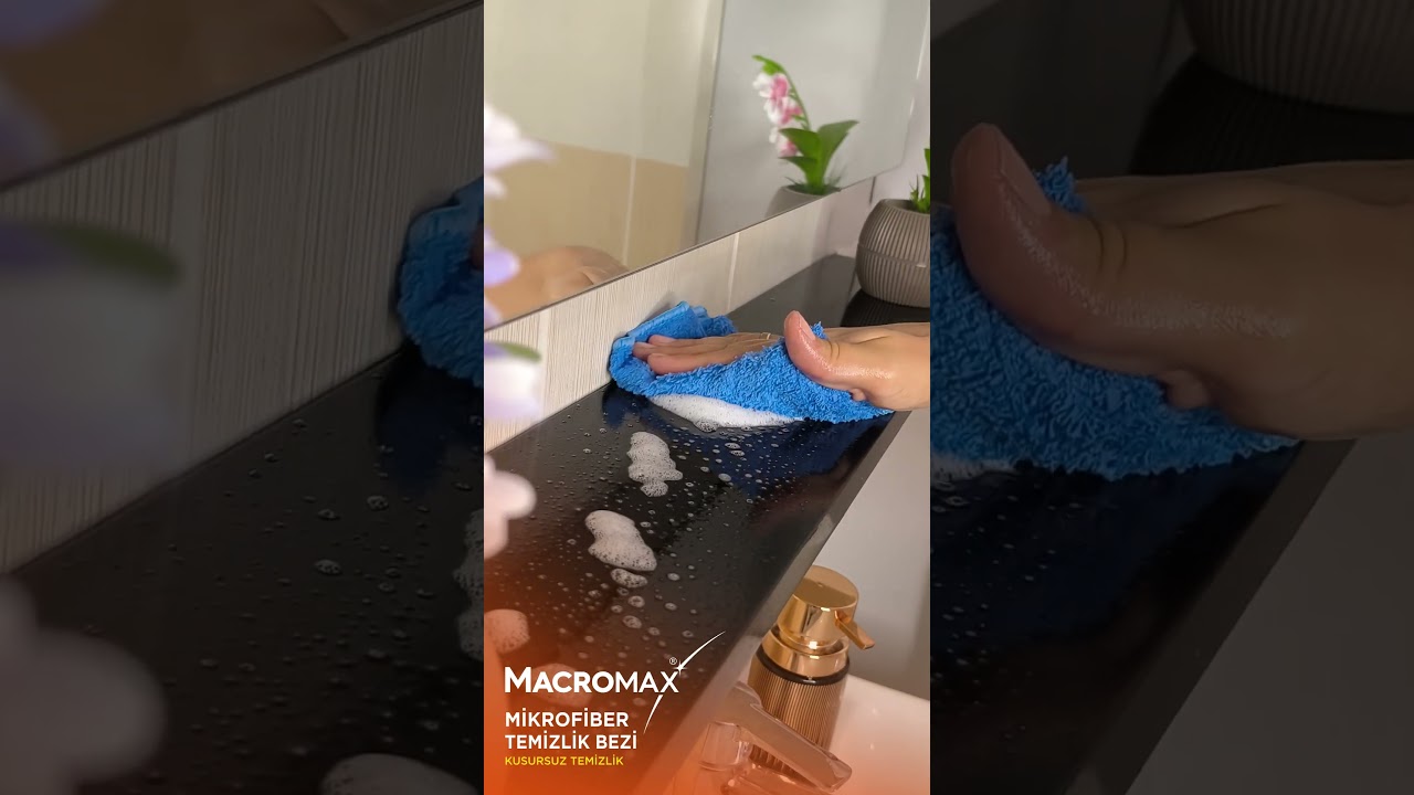 Mikrofiber B&uuml;y&uuml;k Temizlik Bezi 4 Adet