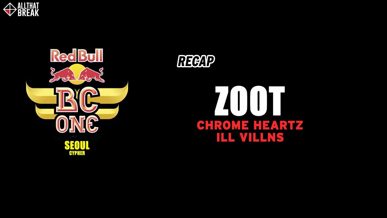 ZOOTY ZOOT (Chrome Heartz) - Recap / Red Bull BC One Seoul Cypher 2014 / Allthatbreak.com