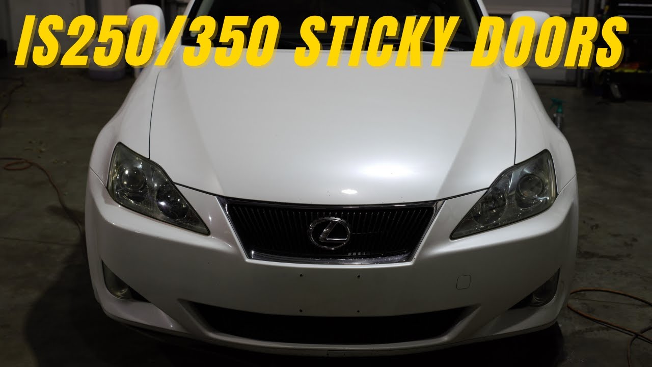 HOW TO FIX LEXUS IS250/350 STICKY DOOR PANELS!