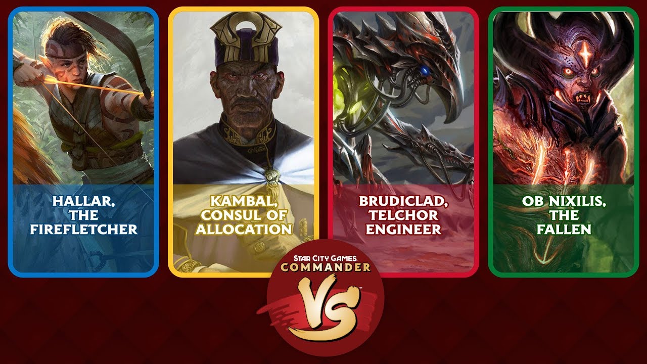 Commander VS S14E4: Hallar VS Kambal VS Brudiclad VS Ob Nixilis [EDH]
