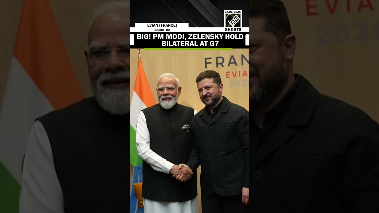 Moment! PM Modi, Ukrainian President Zelenskyy hold bilateral meet on sidelines of G7 Summit