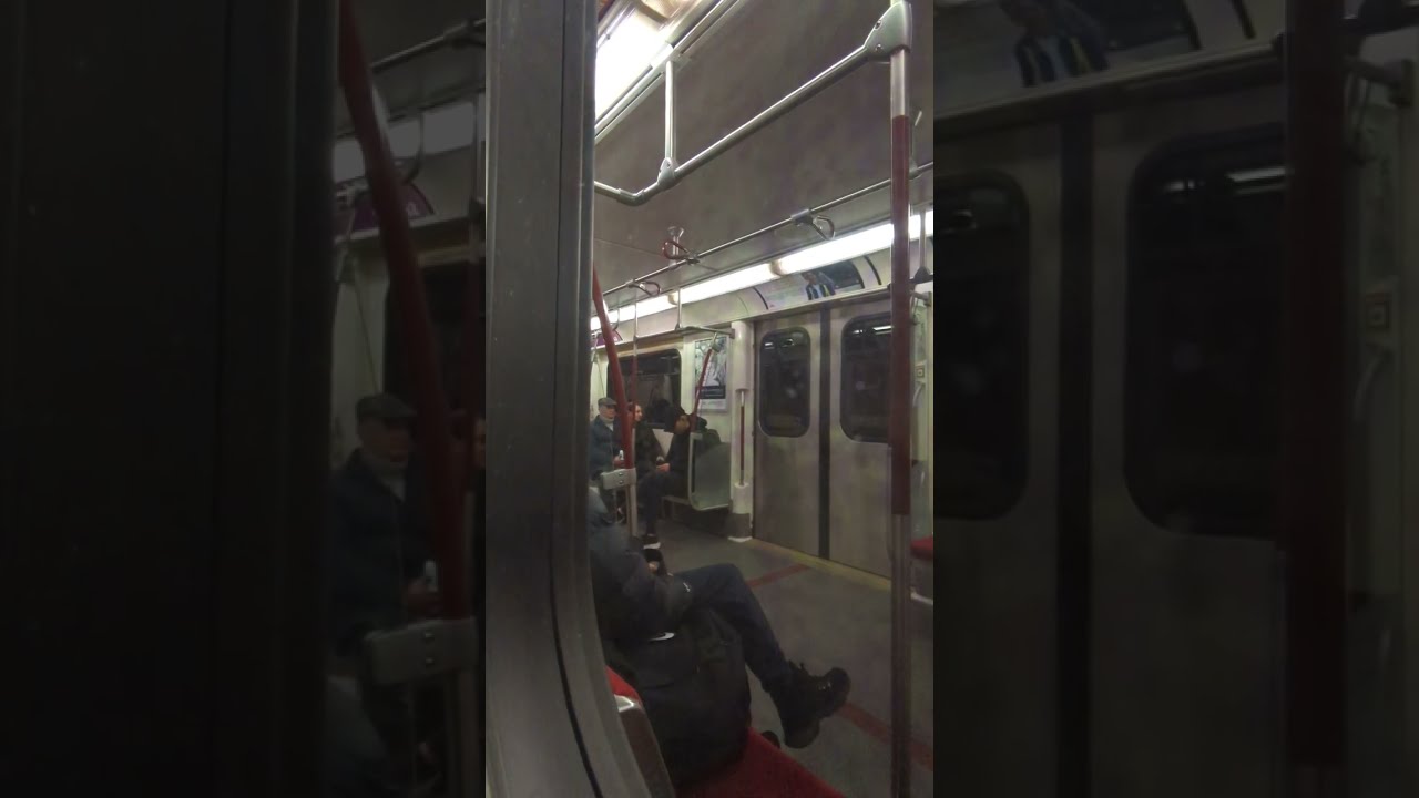 TTC Subway Train Arriving at Summerhill Station
