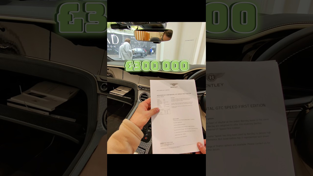 Going to Bentley saloon with no intention of buying one #bentley #dothingsyoudontwanttodo #social