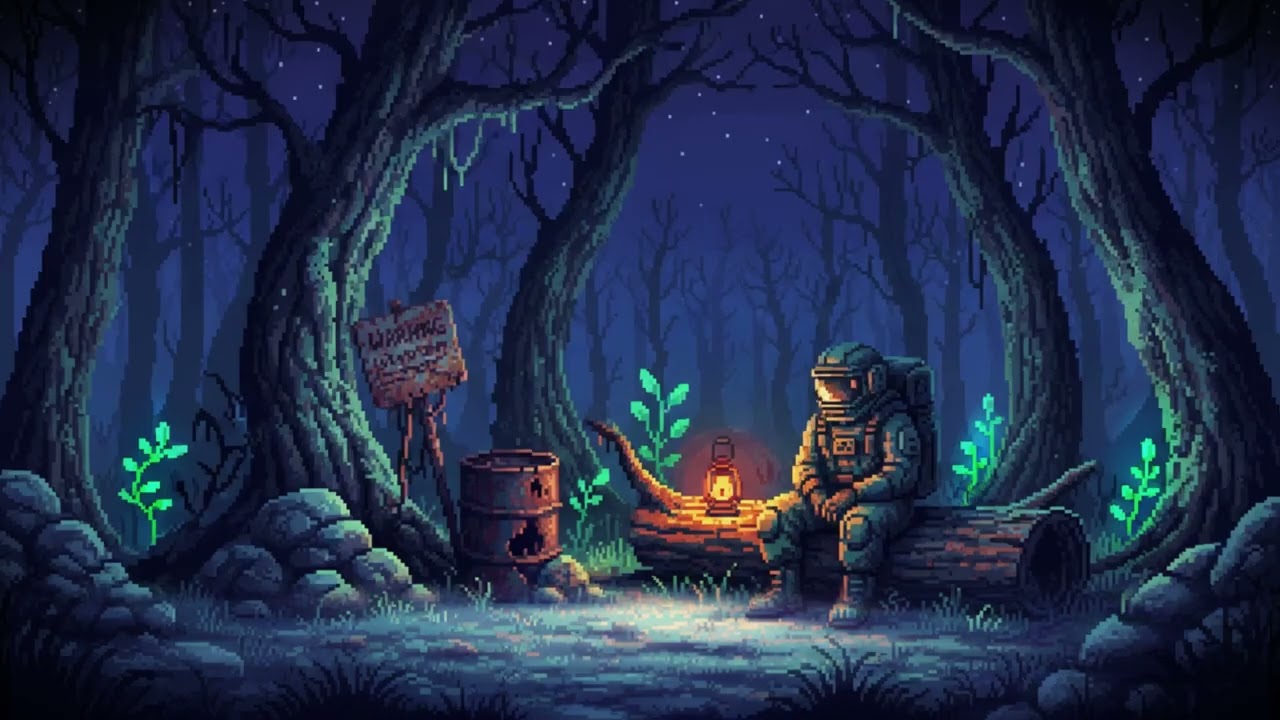 Resting in a Radioactive Forest ☢️ | Post-Apocalyptic Ambient