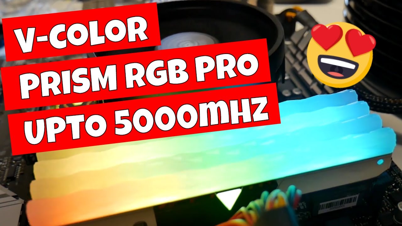 V color NOWE Produkty PRISM RGB PRO DDR4 Do 5000 MHz