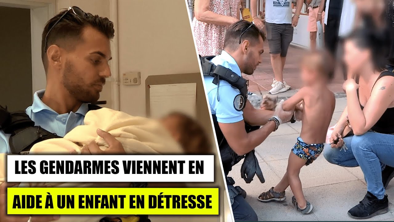 Les gendarmes viennent en aide à un enfant en détresse