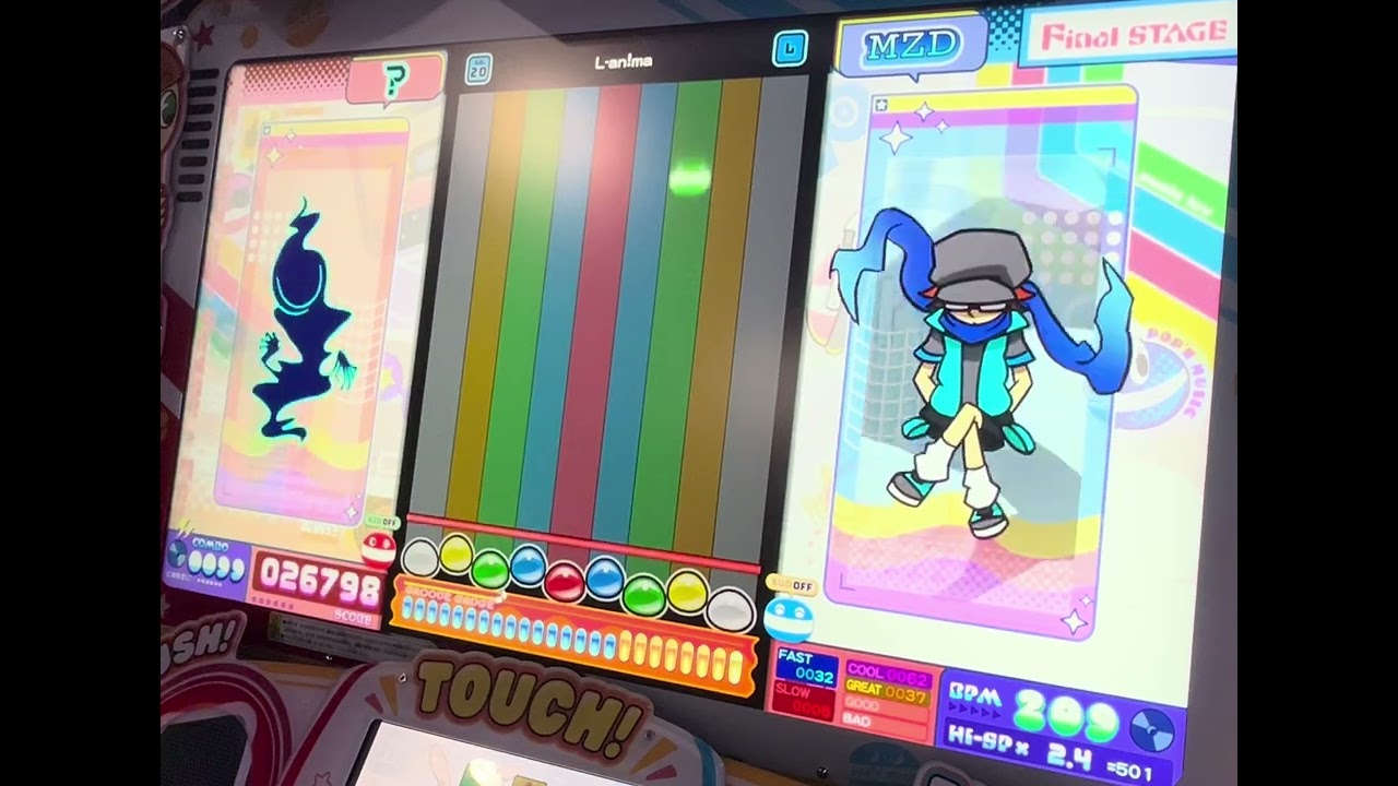 ※直撮り L-an!ma L(Lv20) 【pop'n music】