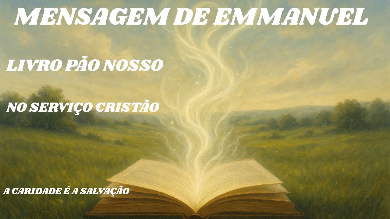 MENSAGEM DE EMMANUEL - LIVRO PÃO NOSSO - NO SERVIÇO CRISTÃO - CHICO XAVIER