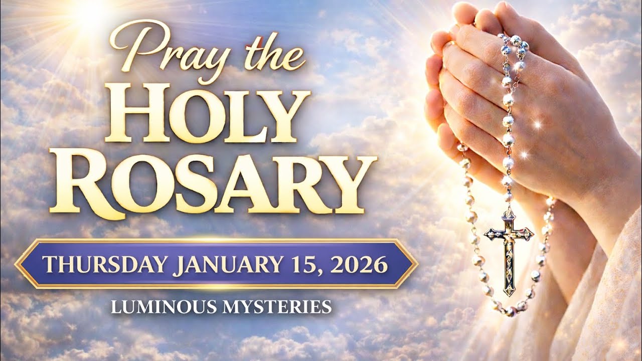 Holy Rosary Today | Thursday Luminous Mysteries | January 15, 2026 | Pray With Me