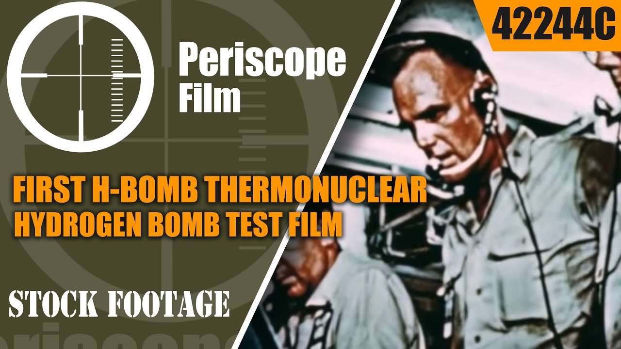 FIRST H-BOMB THERMONUCLEAR HYDROGEN BOMB TEST FILM IVY MIKE 42244c