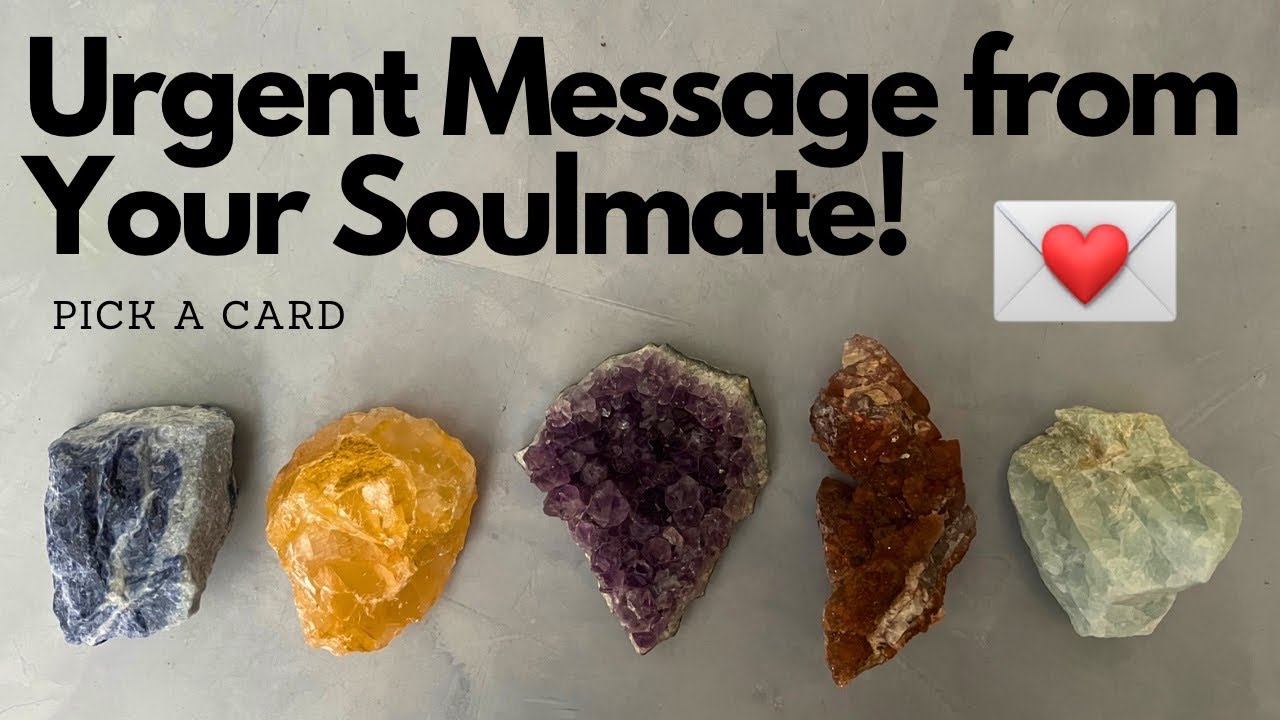 ⚠️😱 URGENT MESSAGE From Your SOULMATE! 😱⚠️ tarot pick a card