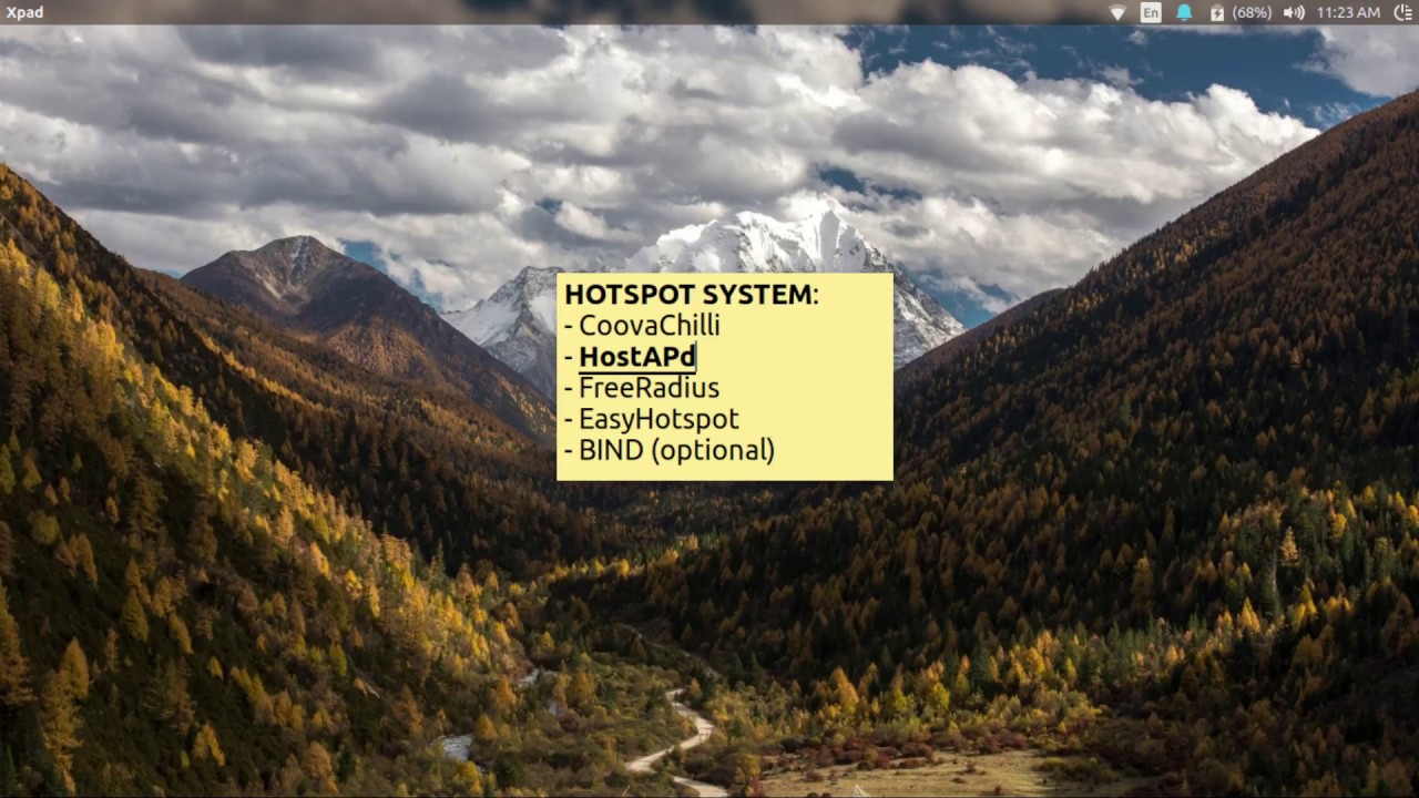 HostAPd Setup Video