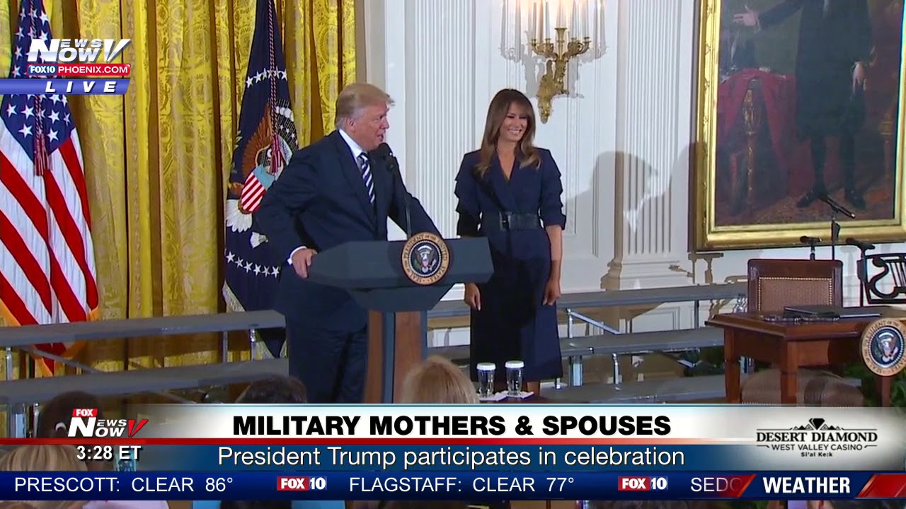 FULL: President, Melania Trump Participate in Celebration of Military Mothers & Spouses (FNN)