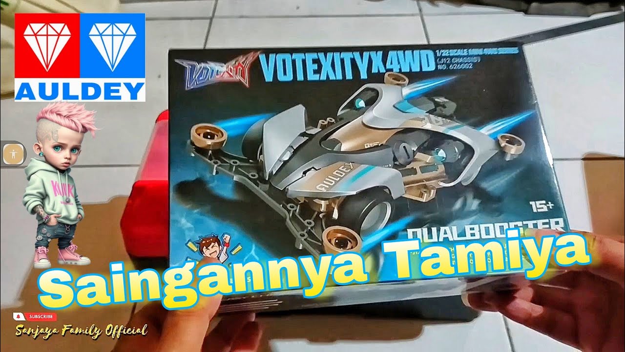 Eps. 465: Review Pertama!! Mini 4WD Auldy Votexity J12 - Saingannya TAMIYA?!!!