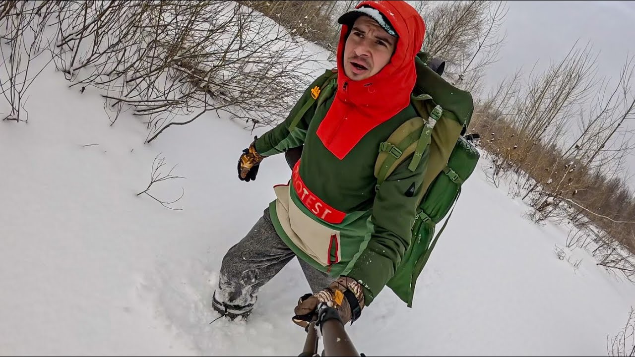 Выжить зимой ночью без костра!