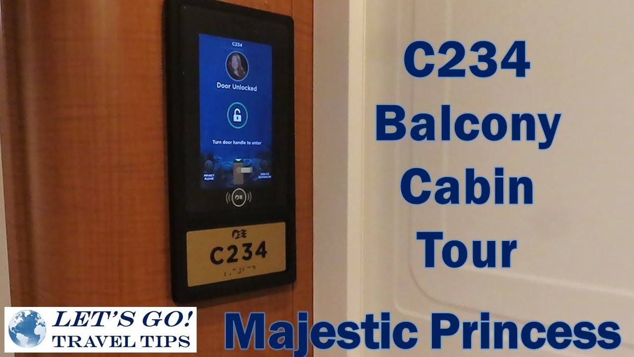 Majestic Princess C234 Stateroom Balcony Cabin Tour