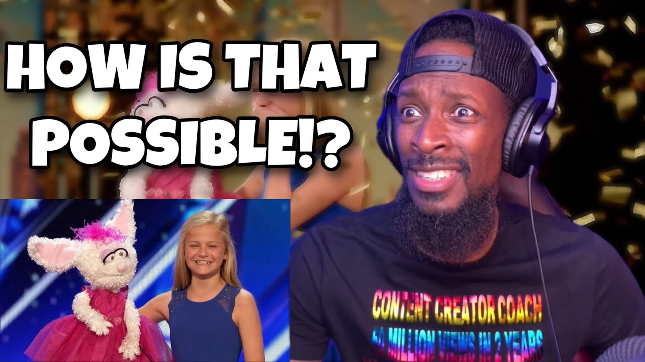 Darci Lynne: 12-Year-Old Singing Ventriloquist Gets Golden Buzzer AGT 2017 | REACTION