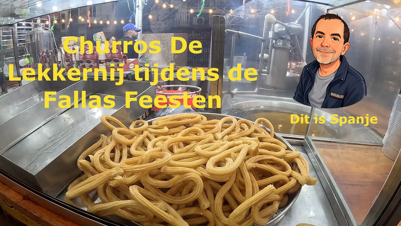 Churros, de lekkernij tijdens de Fallas feesten.