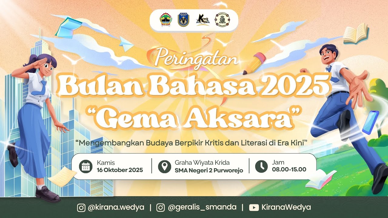 PERINGATAN BULAN BAHASA, KAMIS 16 OKTOBER 2025 - SMAN 2 PURWOREJO